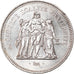 Moneta, Francia, Hercule, 50 Francs, 1977, Paris, SPL, Argento, KM:941.1