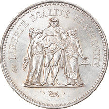 Moneta, Francia, Hercule, 50 Francs, 1978, Paris, SPL, Argento, KM:941.1