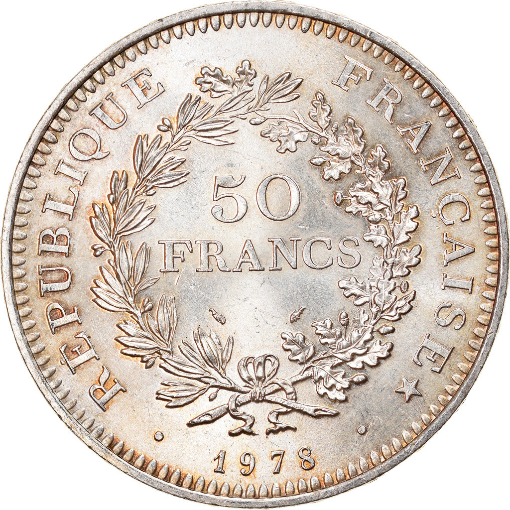 Monnaie, France, Hercule, 50 Francs, 1978, Paris, SPL, Argent, Gadoury:882
