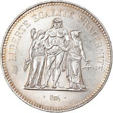 Moneta, Francja, Hercule, 50 Francs, 1979, Paris, MS(63), Srebro, KM:941.1