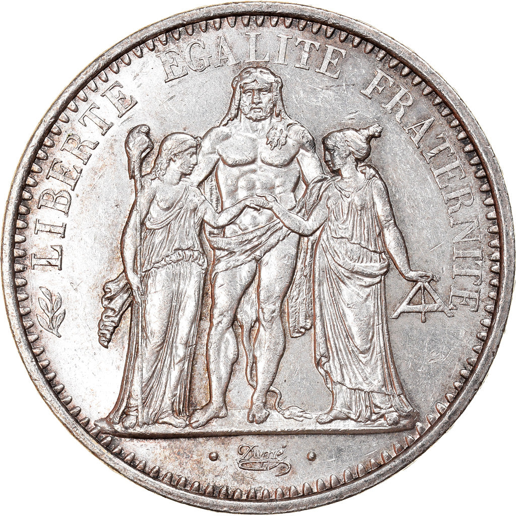 Münze, Frankreich, Hercule, 10 Francs, 1969, Paris, VZ, Silber, KM:932