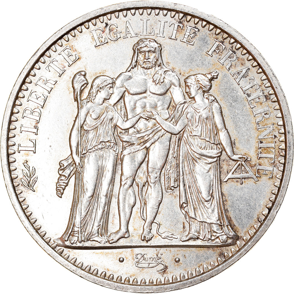 Moneta, Francja, Hercule, 10 Francs, 1969, Paris, MS(60-62), Srebro, KM:932