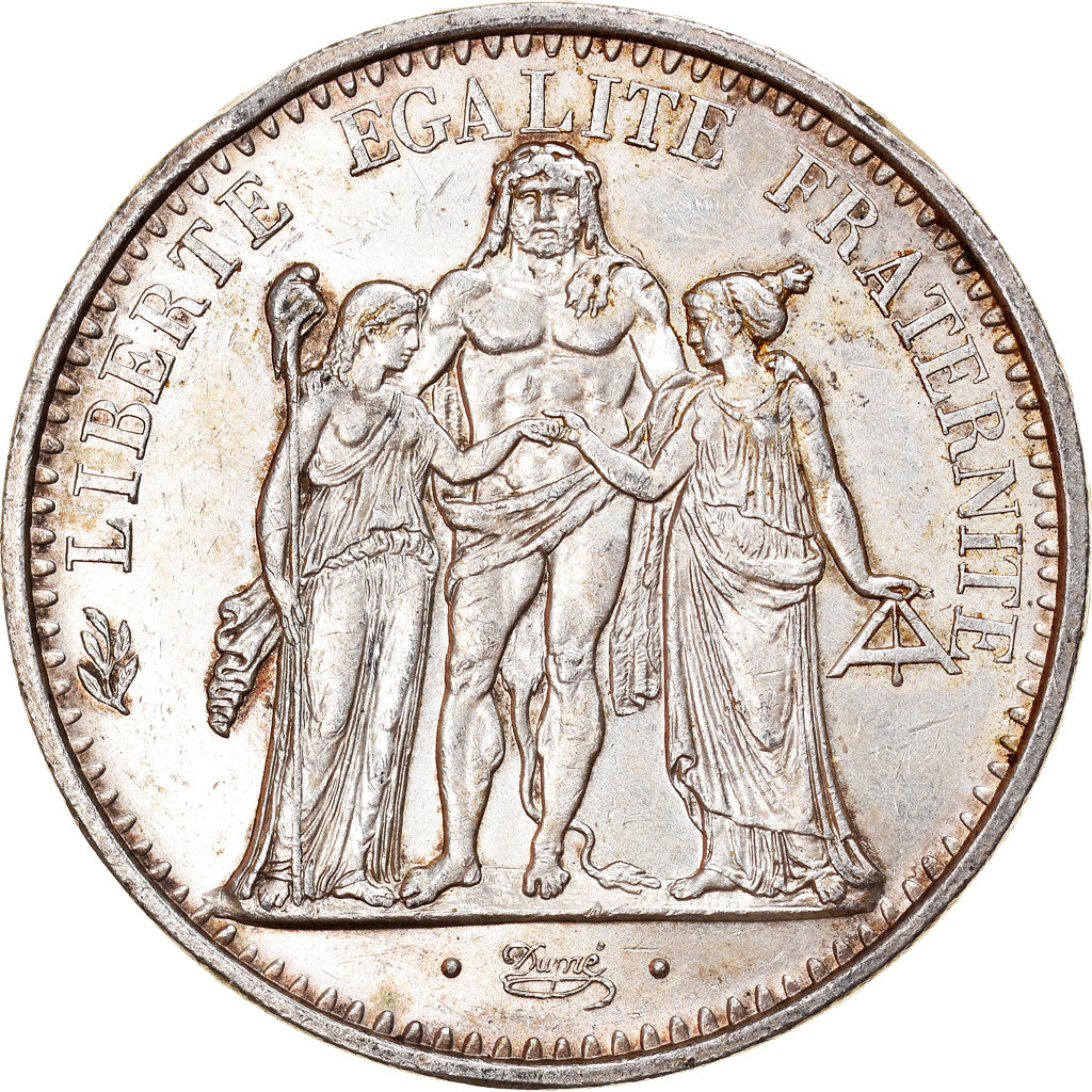 Moeda, França, Hercule, 10 Francs, 1972, Paris, AU(55-58), Prata, KM:932