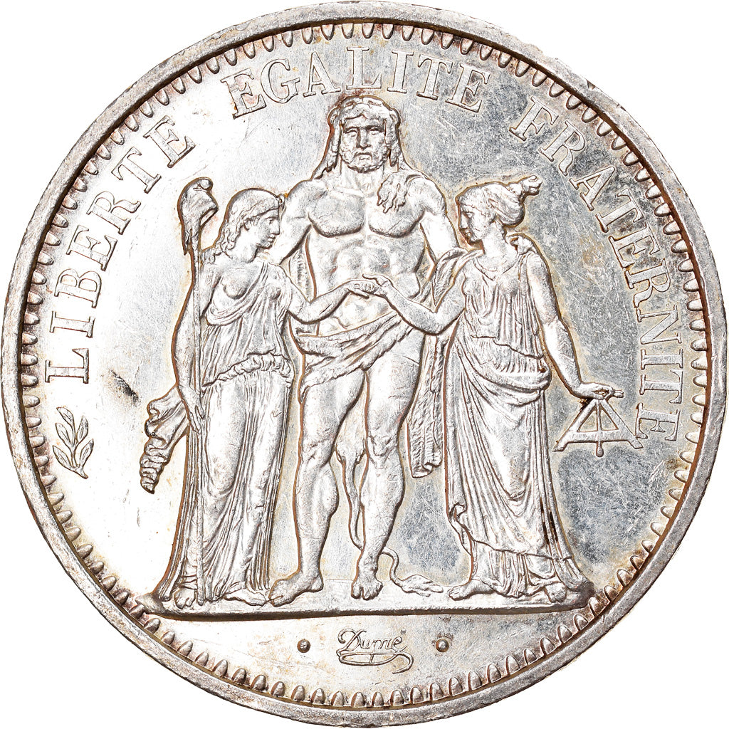 Moeda, França, Hercule, 10 Francs, 1972, Paris, AU(55-58), Prata, KM:932