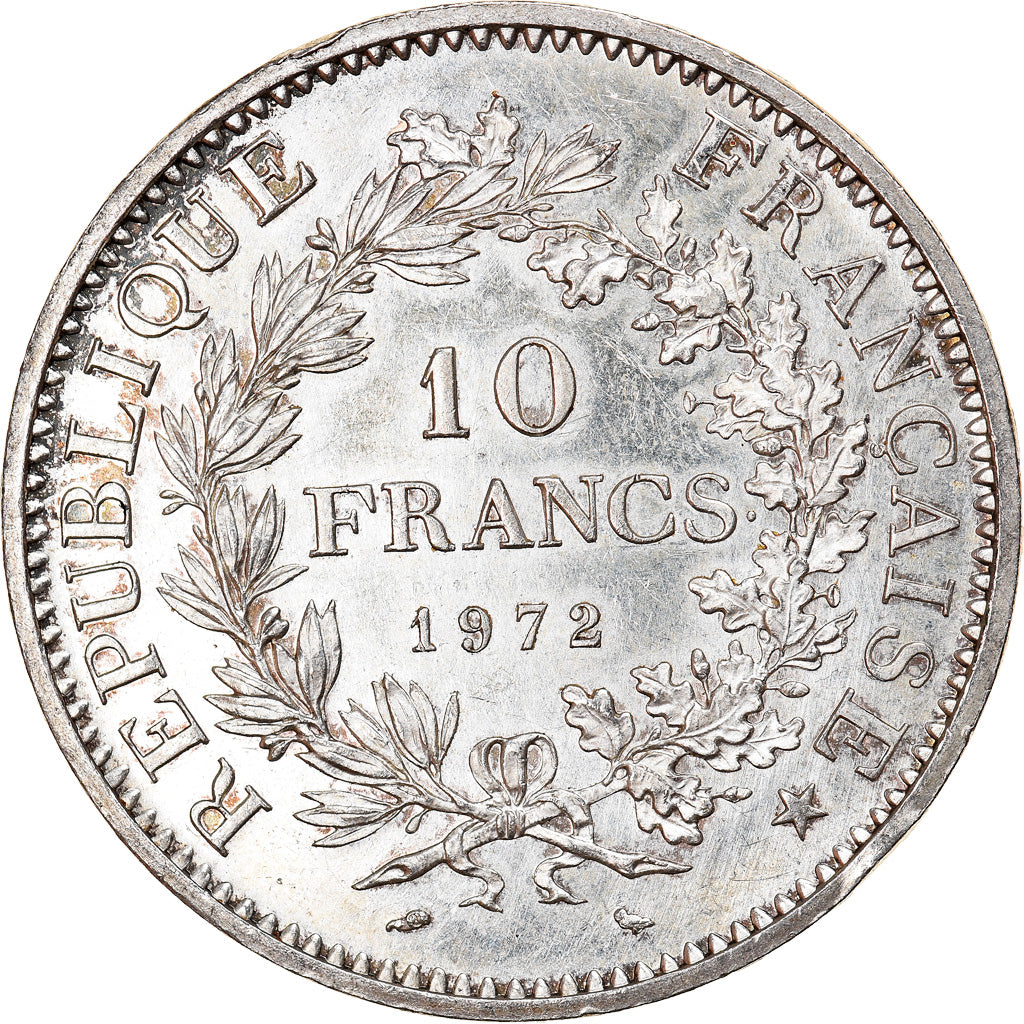 Moneta, Francia, Hercule, 10 Francs, 1972, Paris, SPL, Argento, KM:932