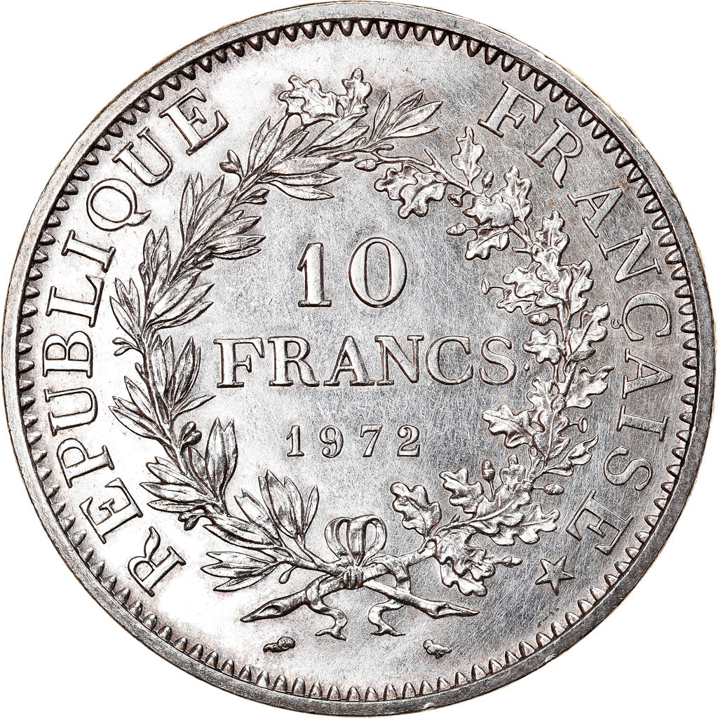 Moneta, Francia, Hercule, 10 Francs, 1972, Paris, SPL, Argento, KM:932