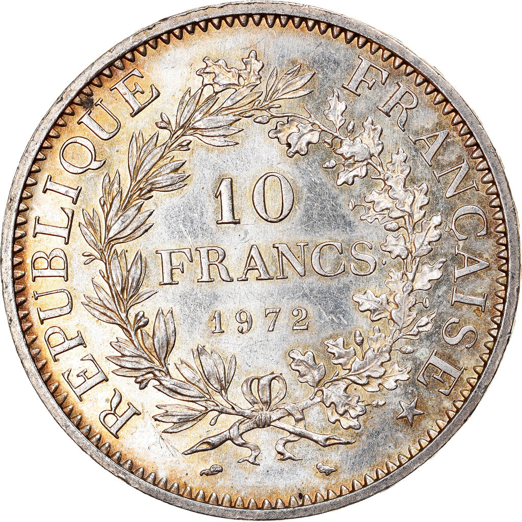 Moneta, Francia, Hercule, 10 Francs, 1972, Paris, SPL, Argento, KM:932