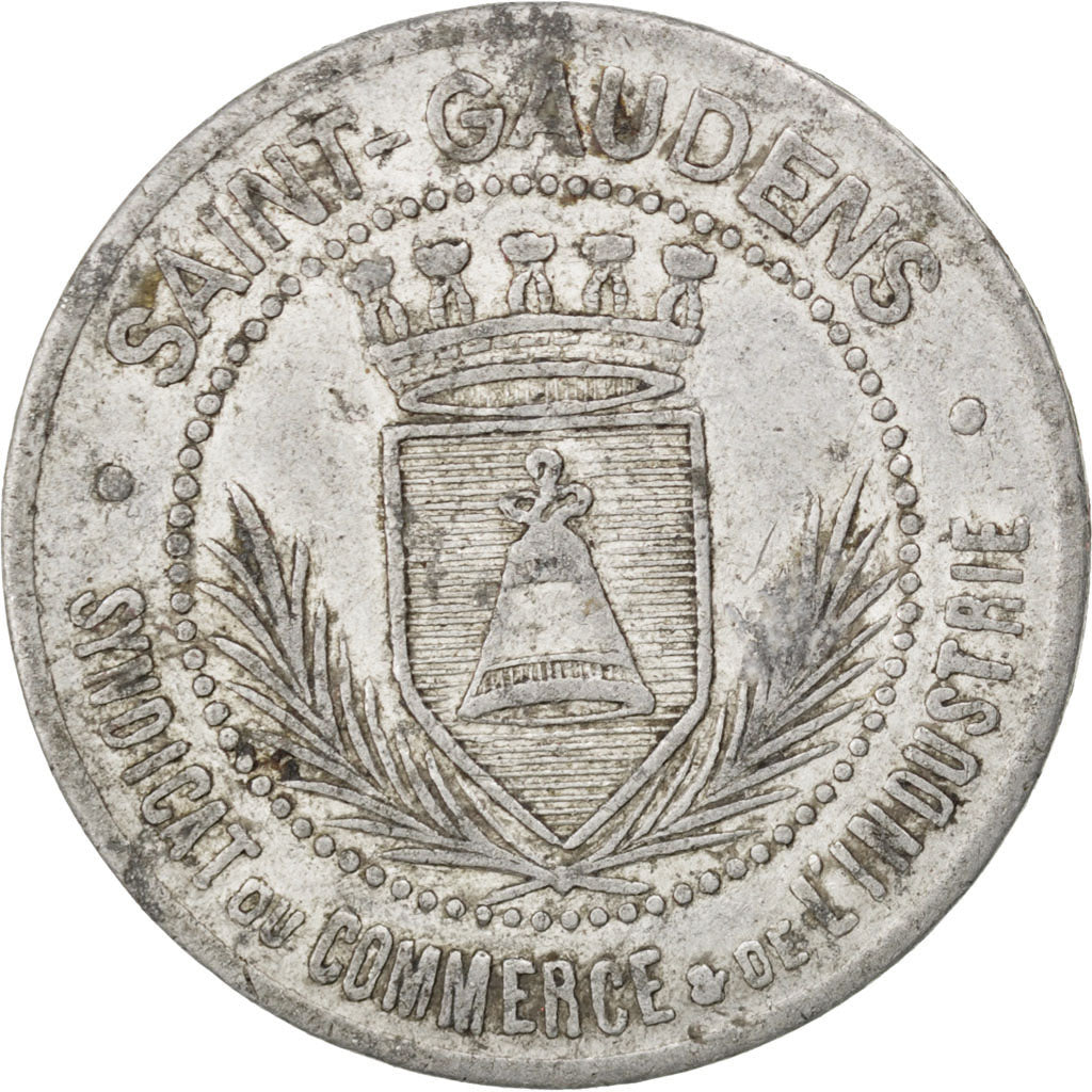 Saint-Gaudens, Syndicat du Commerce et de l'Industrie, 10 Centimes 1920, Elie...