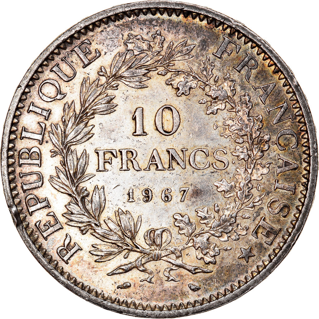 Monnaie, France, Hercule, 10 Francs, 1967, Paris, Avec accent, TTB+, Argent