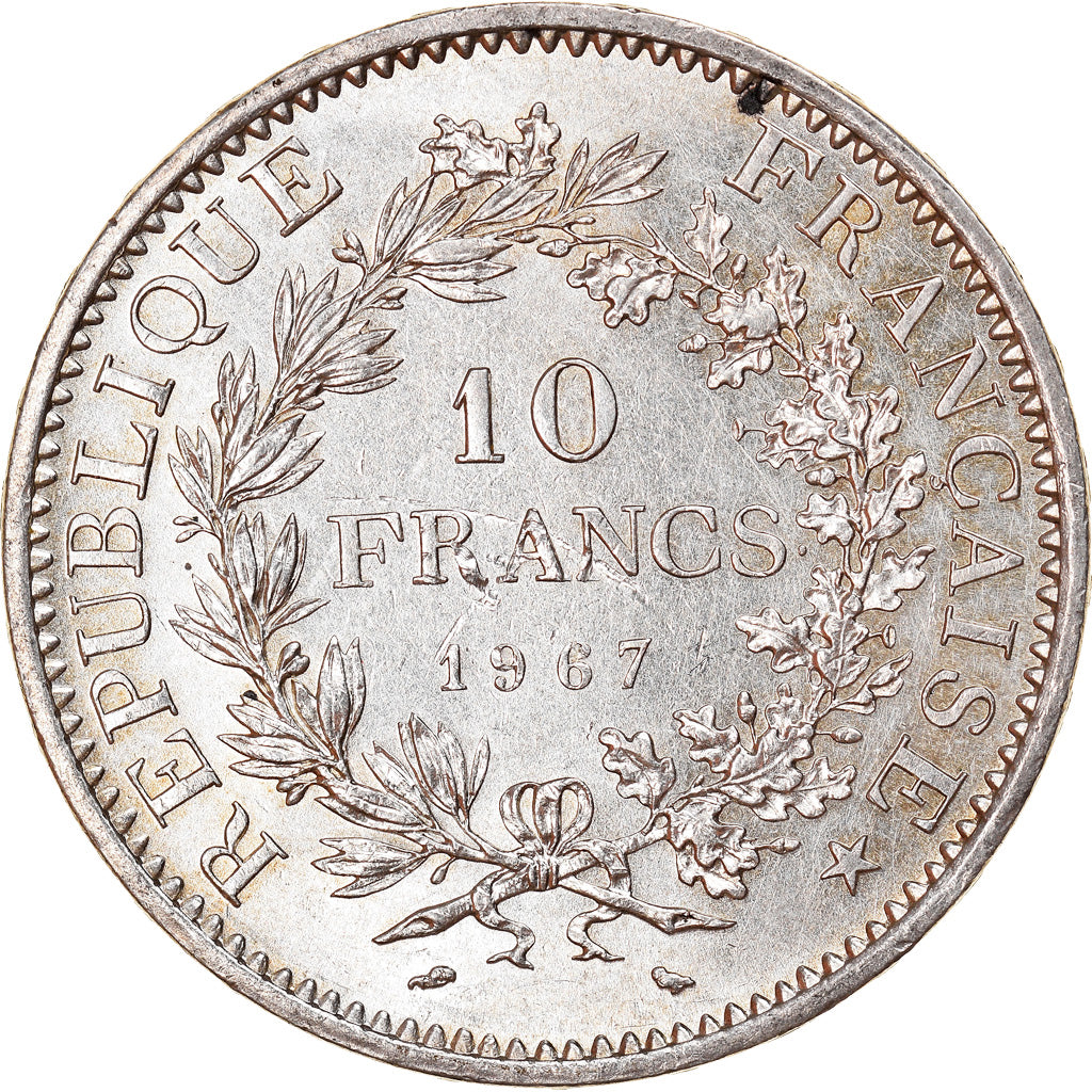 Münze, Frankreich, Hercule, 10 Francs, 1967, Paris, Avec accent, SS+, Silber