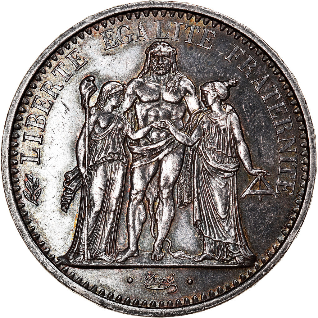 Moeda, França, Hercule, 10 Francs, 1967, Paris, Avec accent, AU(55-58), Prata