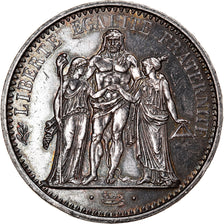 Moeda, França, Hercule, 10 Francs, 1967, Paris, Avec accent, AU(55-58), Prata