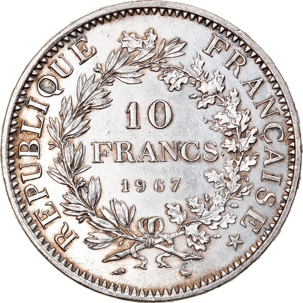 Monnaie, France, Hercule, 10 Francs, 1967, Paris, Avec accent, SUP+, Argent