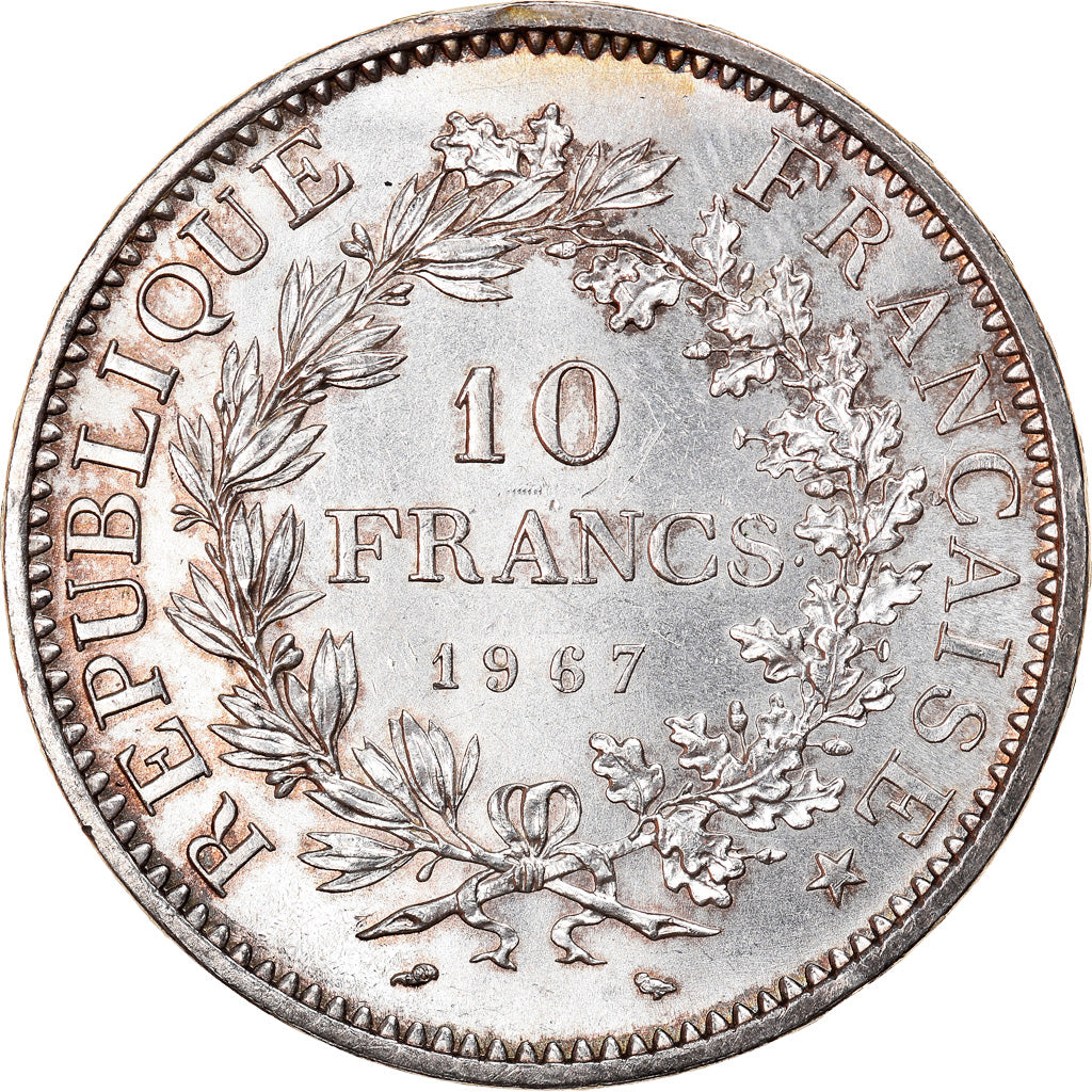 Monnaie, France, Hercule, 10 Francs, 1967, Paris, Avec accent, SUP+, Argent