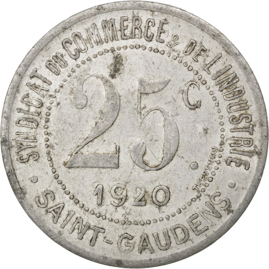 Monnaie, France, 25 Centimes, 1920, TTB, Aluminium, Elie:10.3