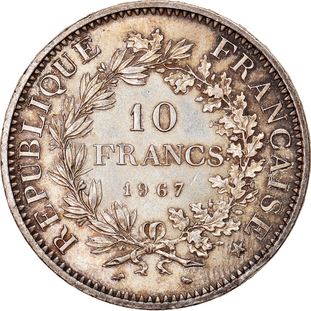 Monnaie, France, Hercule, 10 Francs, 1967, Paris, Avec accent, SUP+, Argent