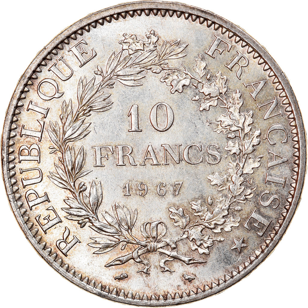 Monnaie, France, Hercule, 10 Francs, 1967, Paris, Avec accent, SPL, Argent