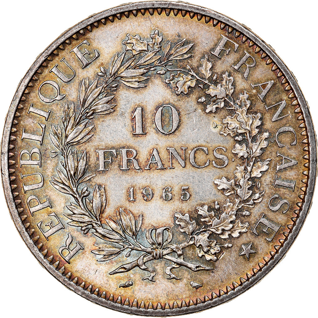 Moneta, Francia, Hercule, 10 Francs, 1965, Paris, SPL, Argento, KM:932