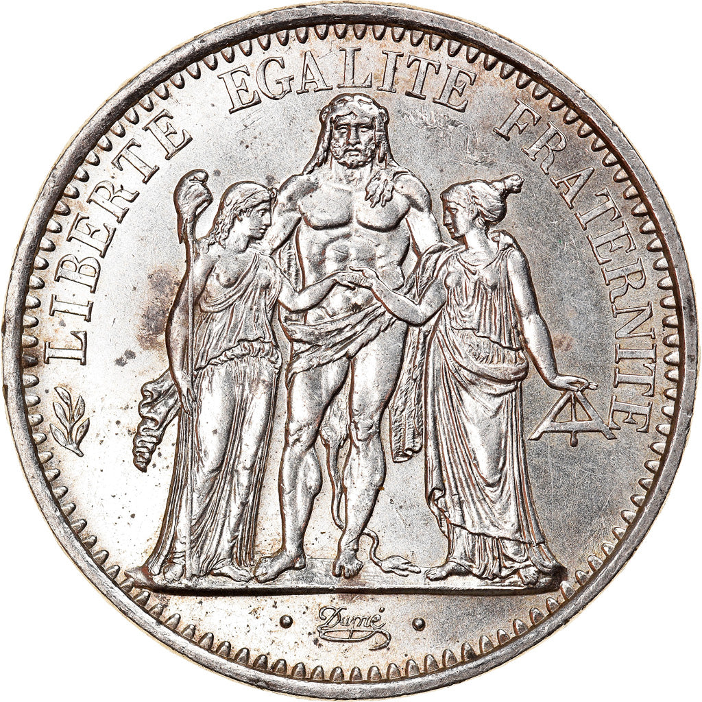 Münze, Frankreich, Hercule, 10 Francs, 1966, Paris, VZ, Silber, KM:932