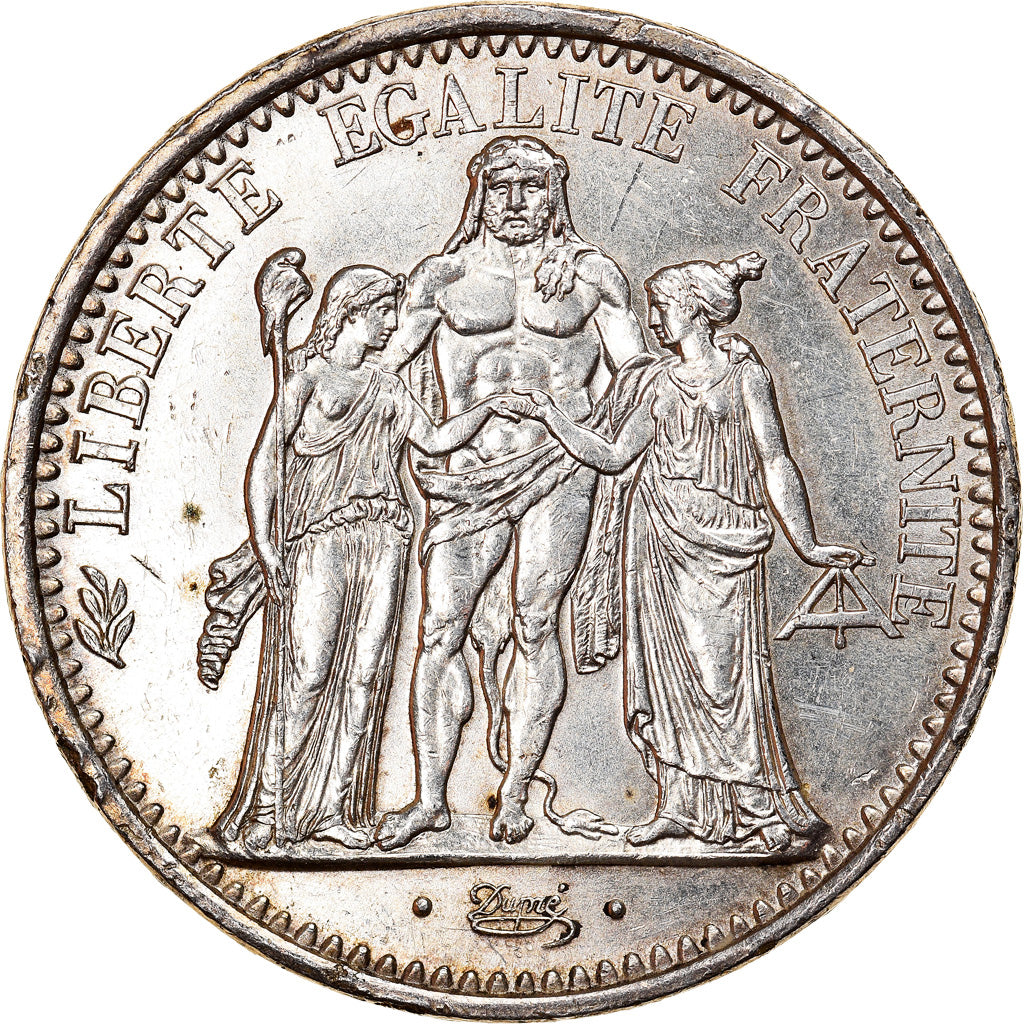 Münze, Frankreich, Hercule, 10 Francs, 1966, Paris, VZ, Silber, KM:932