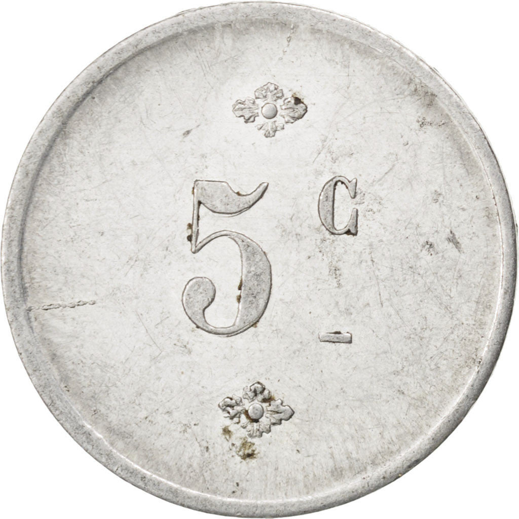 France, 5 Centimes, AU(50-53), Aluminium, Elie #10.1, 0.79
