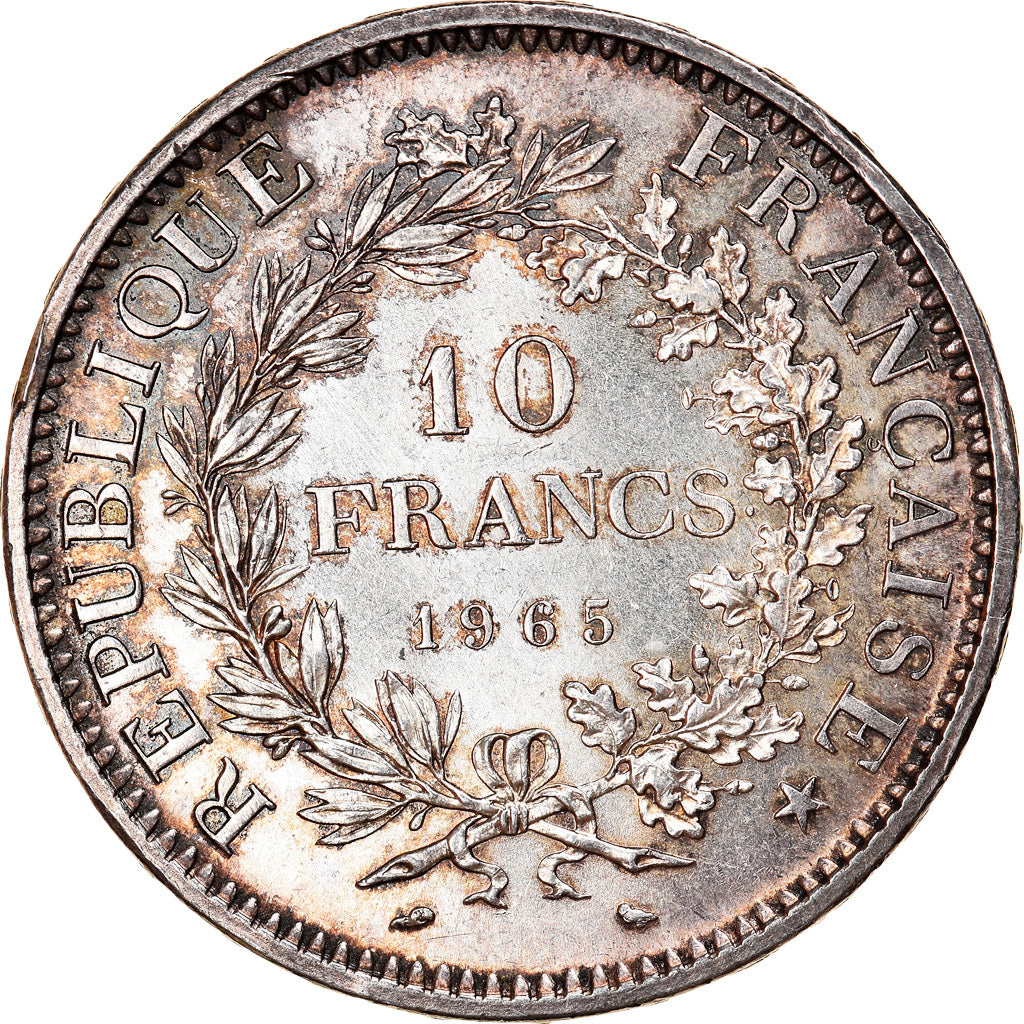 Coin, France, Hercule, 10 Francs, 1965, Paris, MS(60-62), Silver, KM:932
