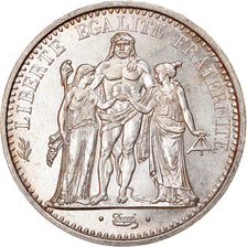 Moeda, França, Hercule, 10 Francs, 1968, Paris, Avec accent, MS(60-62), Prata