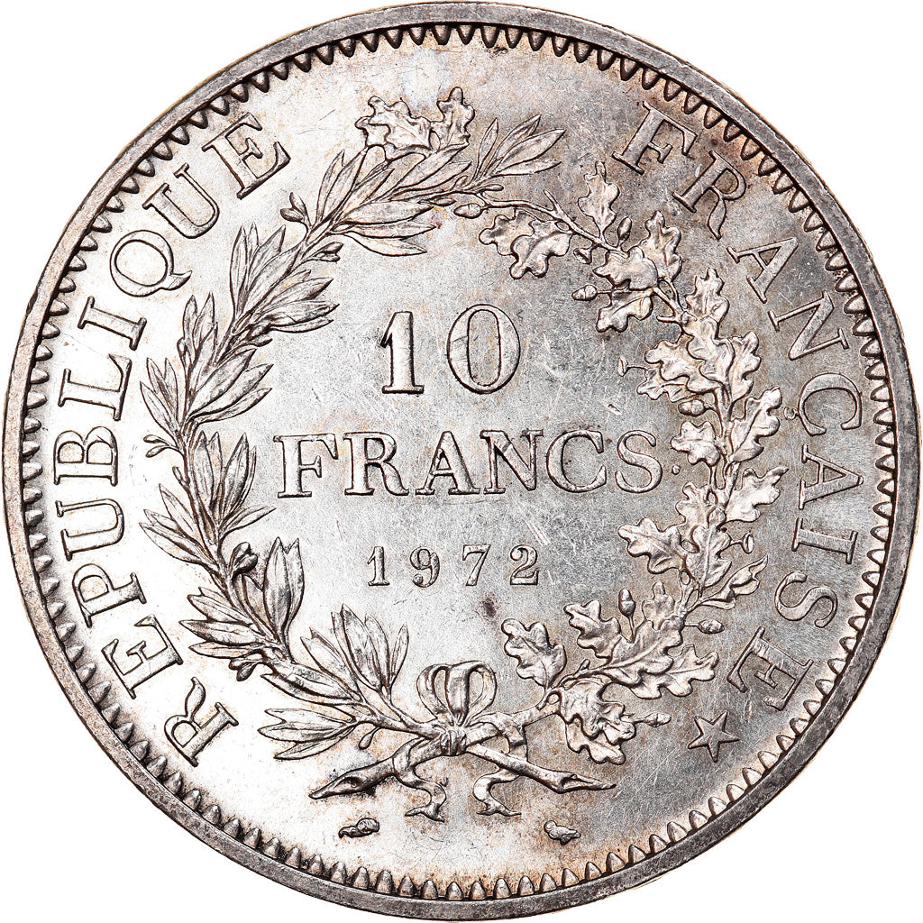 Münze, Frankreich, Hercule, 10 Francs, 1972, Paris, Avec accent, UNZ, Silber