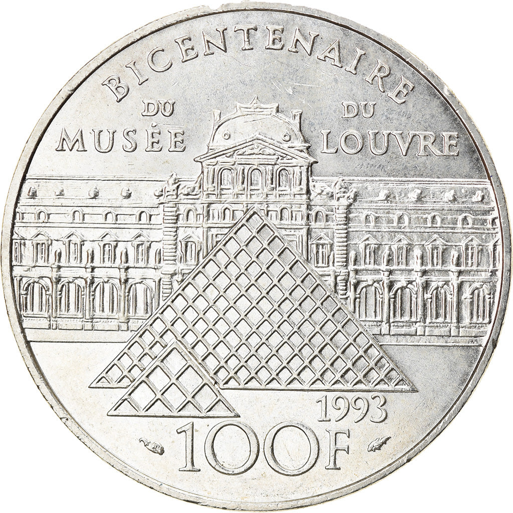 Moneta, Francia, Liberté guidant le peuple, 100 Francs, 1993, SPL, Argento