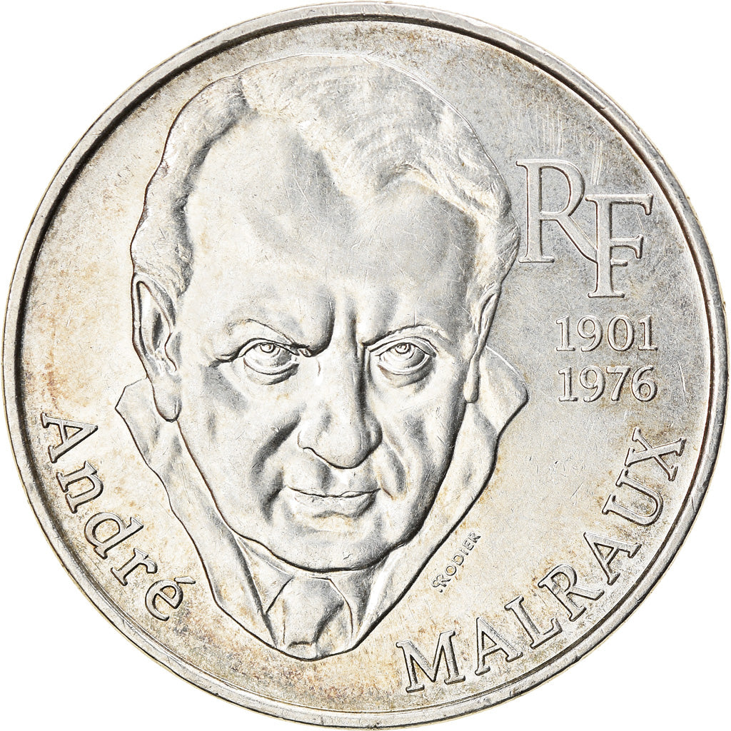 Münze, Frankreich, André Malraux, 100 Francs, 1997, UNZ, Silber, KM:1188