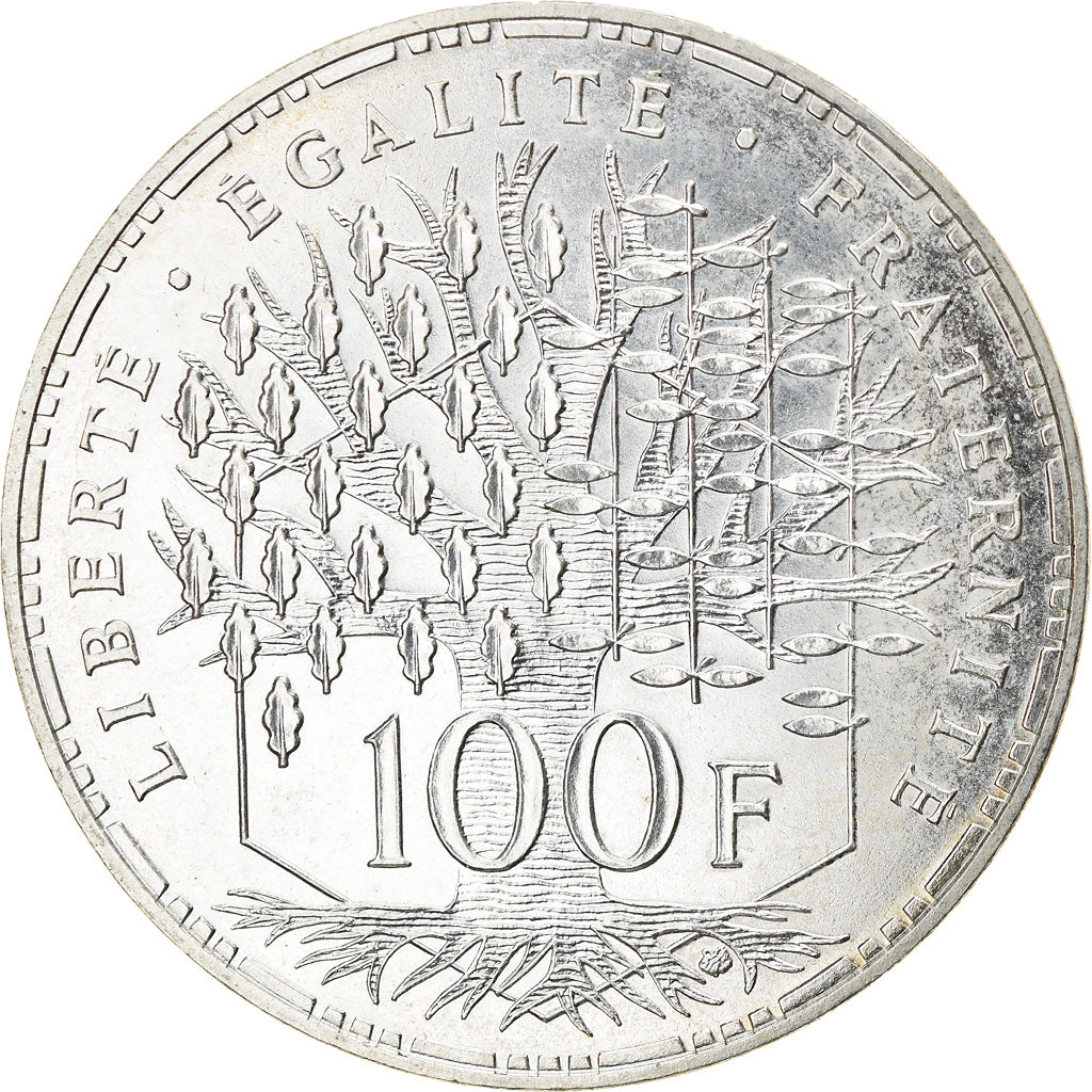 Monnaie, France, Panthéon, 100 Francs, 1990, Paris, SPL, Argent, Gadoury:898