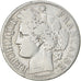 Moneta, Francia, Cérès, 2 Francs, 1871, Bordeaux, MB, Argento, KM:817.2