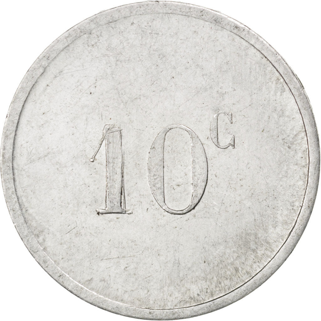 France, 10 Centimes, AU(50-53), Aluminium, Elie #10.2, 1.17