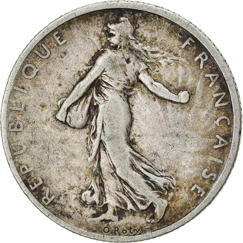 Moneta, Francia, Semeuse, 2 Francs, 1900, Paris, MB+, Argento, KM:845.1