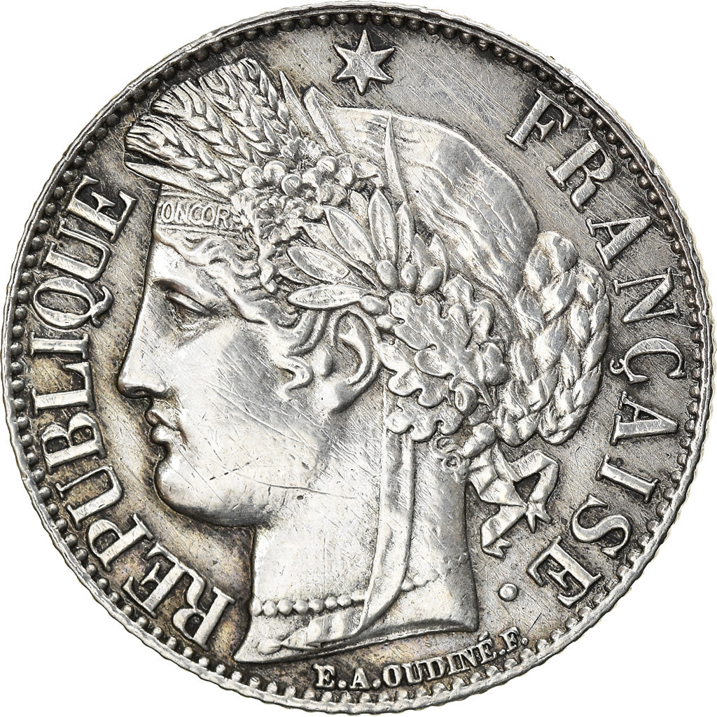 Moneta, Francia, Cérès, Franc, 1888, Paris, SPL-, Argento, KM:822.1