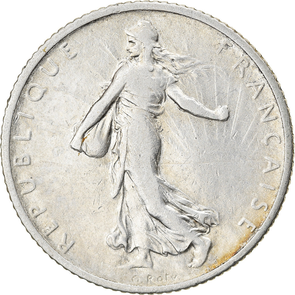 Munten, Frankrijk, Semeuse, Franc, 1905, Paris, ZF, Zilver, KM:844.1