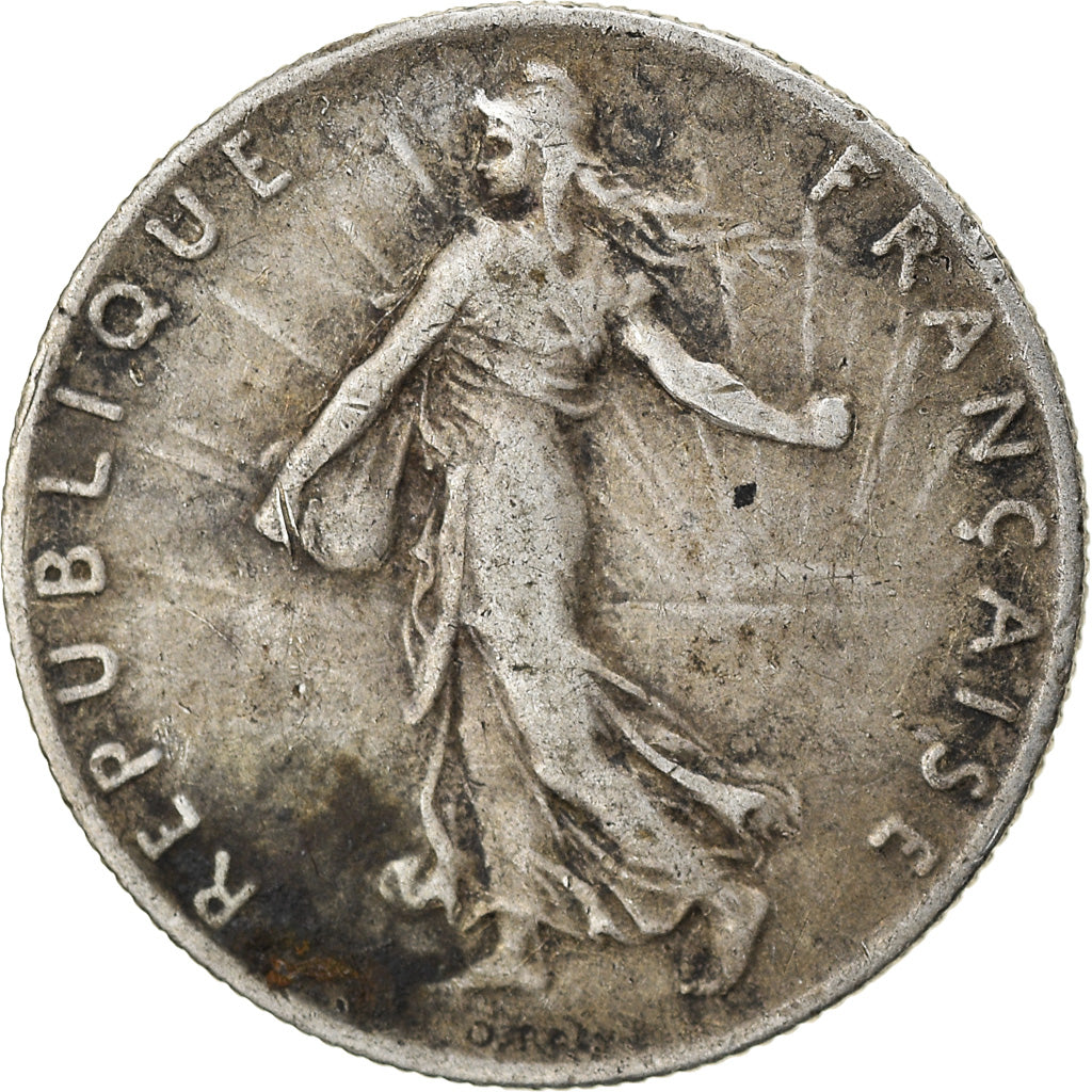 Moeda, França, Semeuse, 50 Centimes, 1903, Paris, EF(40-45), Prata, KM:854