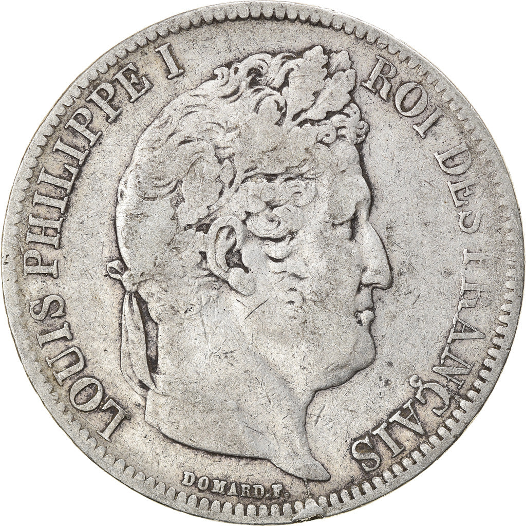 Münze, Frankreich, Louis-Philippe, 5 Francs, 1831, Lyon, S+, Silber, KM:744.2
