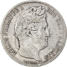 Münze, Frankreich, Louis-Philippe, 5 Francs, 1831, Lyon, S+, Silber, KM:744.2