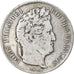 Coin, France, Louis-Philippe, 5 Francs, 1833, Lyon, VF(20-25), Silver, KM:749.4