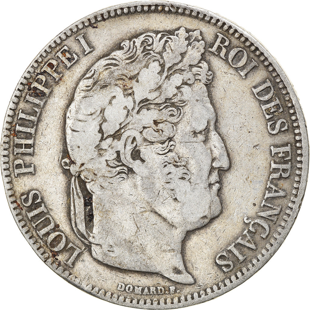 Münze, Frankreich, Louis-Philippe, 5 Francs, 1833, Lyon, S, Silber, KM:749.4