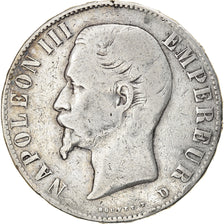 Monnaie, France, Napoleon III, Napoléon III, 5 Francs, 1856, Lyon, TB, Argent