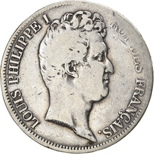 Monnaie, France, Louis-Philippe, 5 Francs, 1831, Marseille, TB, Argent