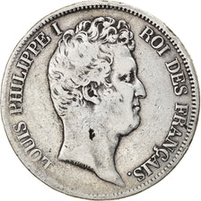 Coin, France, Louis-Philippe, 5 Francs, 1831, Marseille, VF(30-35), Silver