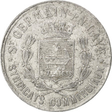 France, 25 Centimes, 1918, VF(30-35), Aluminium, Elie #15.3, 1.14