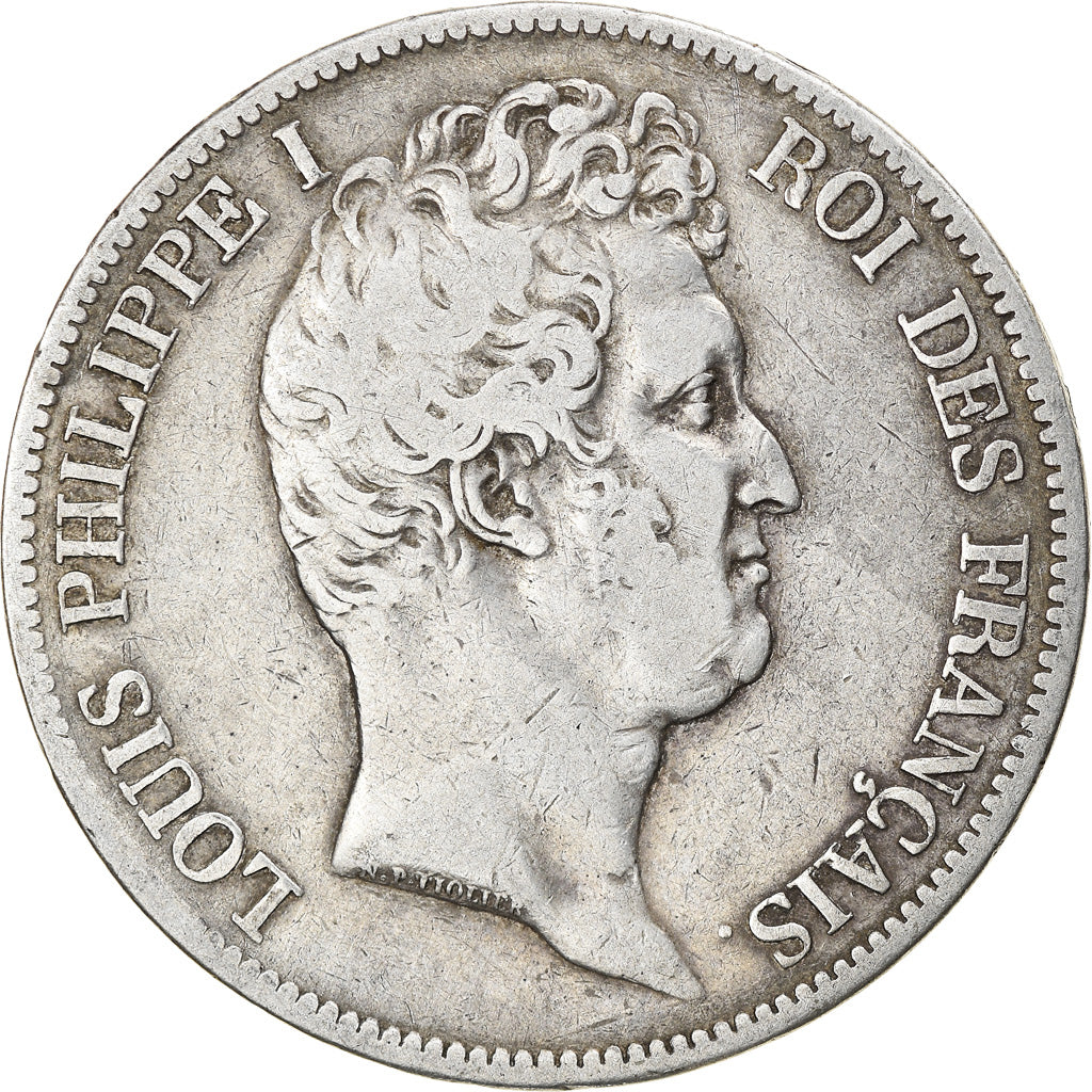 Münze, Frankreich, Louis-Philippe, 5 Francs, 1831, Lille, S, Silber, KM:735.13