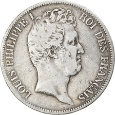 Münze, Frankreich, Louis-Philippe, 5 Francs, 1831, Lille, S, Silber, KM:735.13