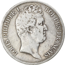 Moneta, Francia, Louis-Philippe, 5 Francs, 1831, Lille, MB, Argento, KM:735.13