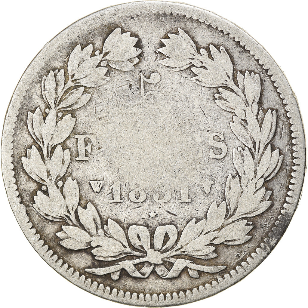 Münze, Frankreich, Louis-Philippe, 5 Francs, 1831, Lille, S, Silber, KM:745.13