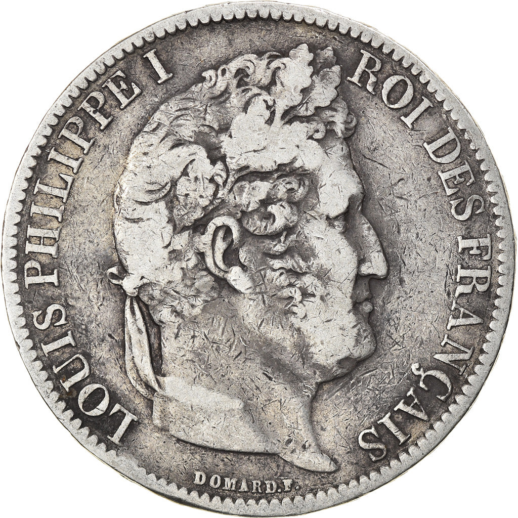 Moneta, Francja, Louis-Philippe, 5 Francs, 1831, Lille, VF(20-25), Srebro